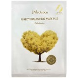 Успокаивающая тканевая маска с пептидами JMsolution Purelyn Balancing Mask Plus Edelweiss 30 мл